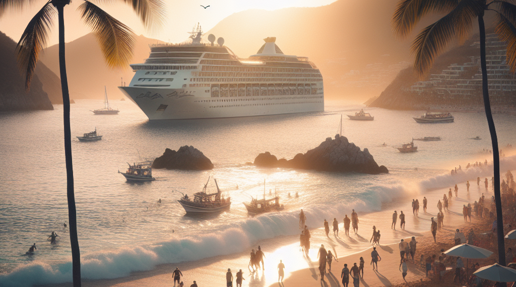 Arriba a Huatulco el primer crucero del año