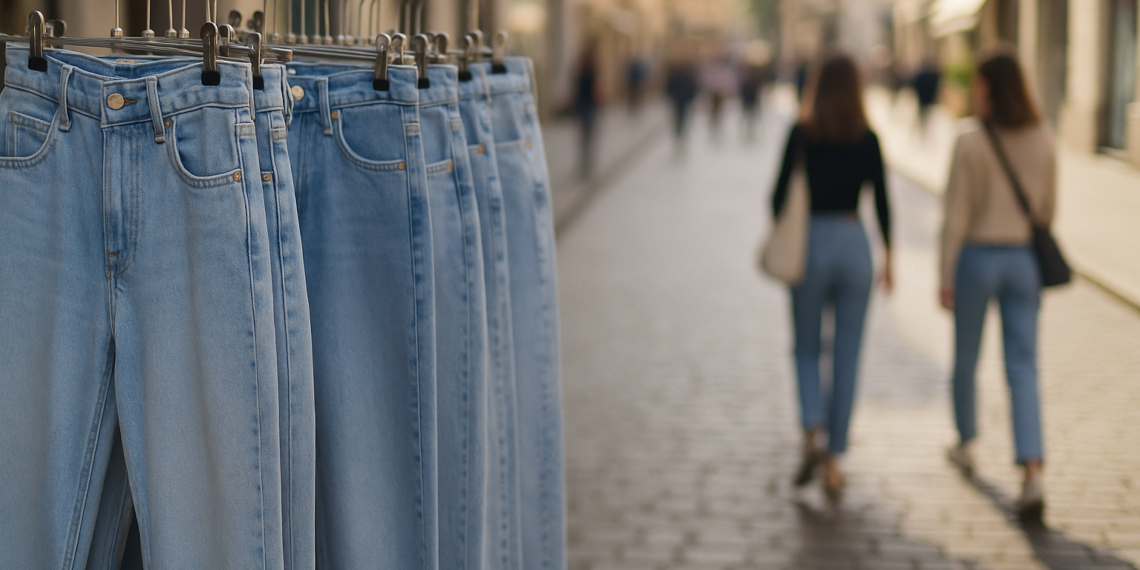 Los jeans azul crudo serán tendencia este año según las pasarelas Primavera-Verano 2026