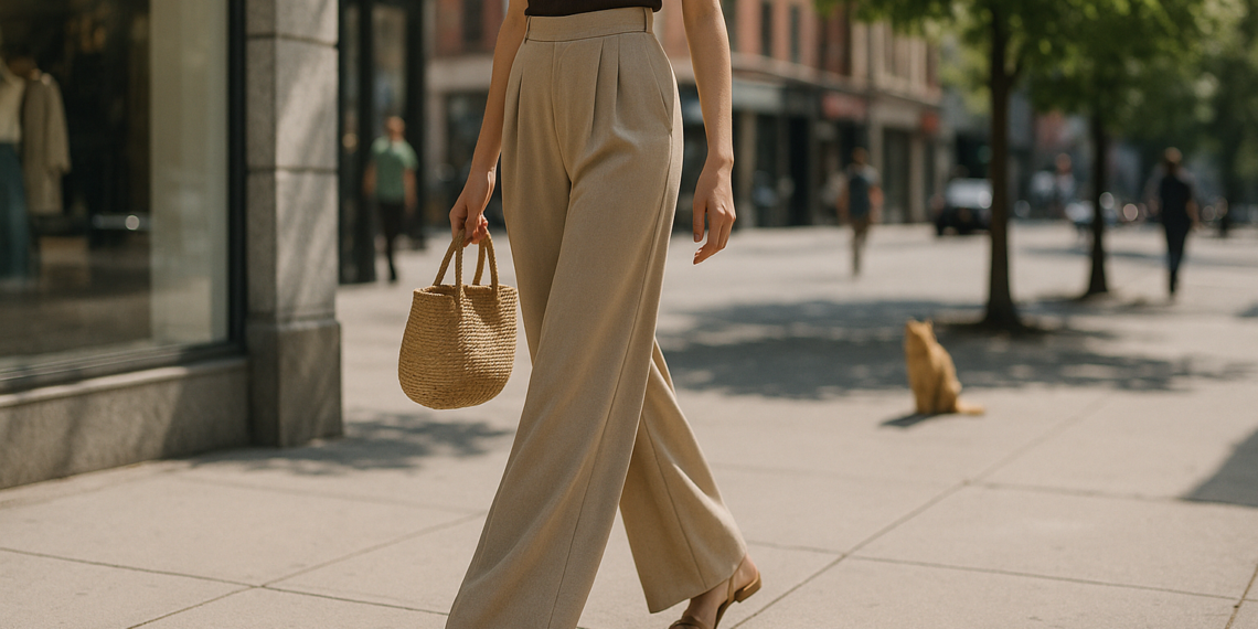 Los pantalones palazzo más elegantes de los años 70 regresan a la moda de Primavera-Verano 2026