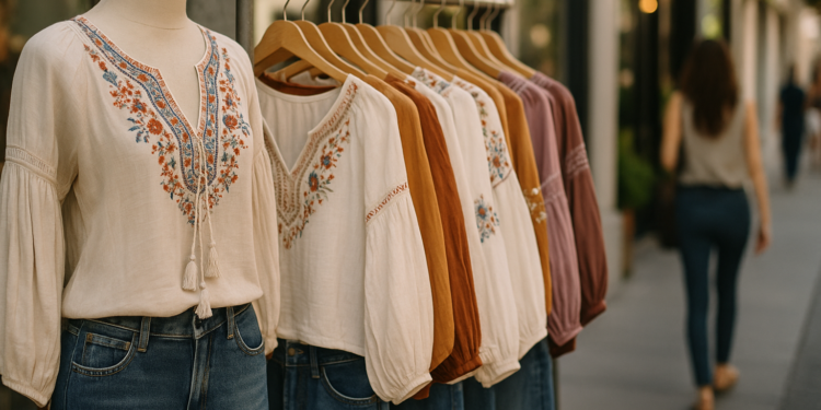 Nuevo en las rebajas de Zara: Blusas boho elegantes para llevar con jeans en Primavera-Verano 2026