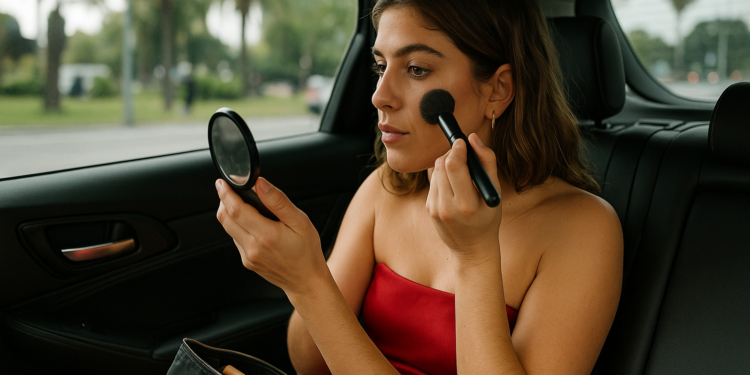 Odessa A’zion Styled Herself—and Finished Her Makeup in the Car—for the 2026 Golden Globes