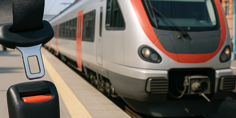 Por qué viajar en tren no requiere cinturón de seguridad, según expertos