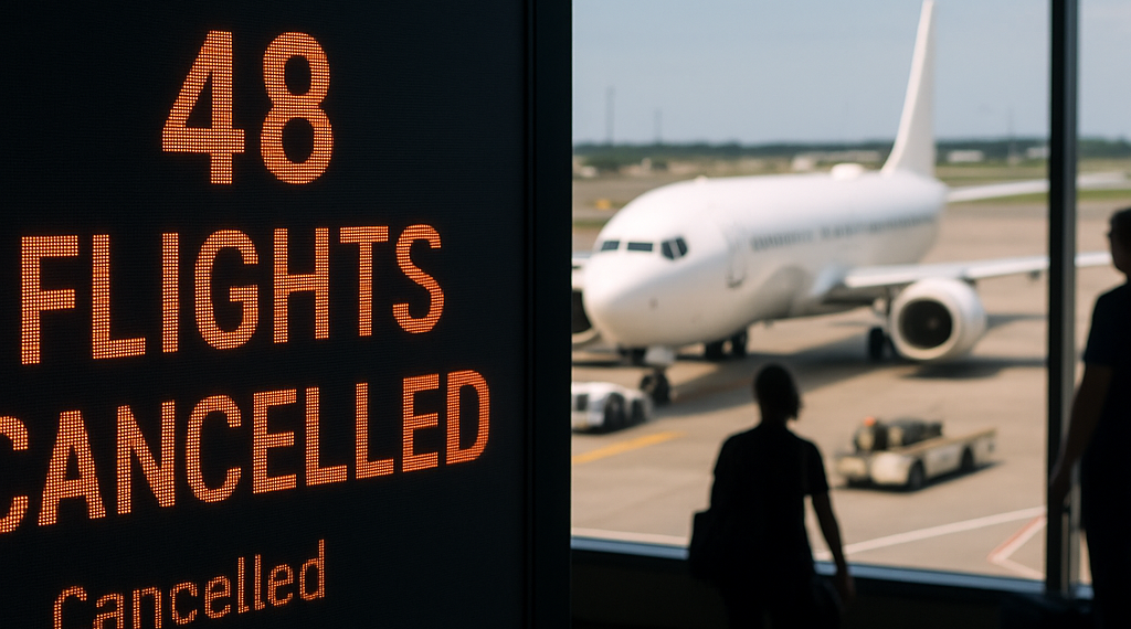 Estiman en 48 los viajes cancelados para las próximas cuatro semanas