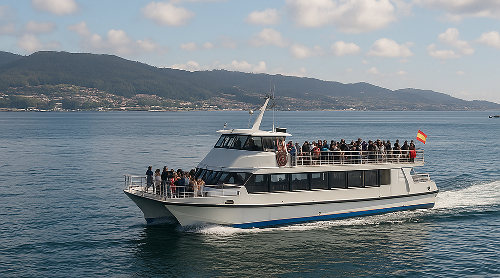 Reanudados los viajes por la ría de Vigo tras su suspensión por el mal tiempo