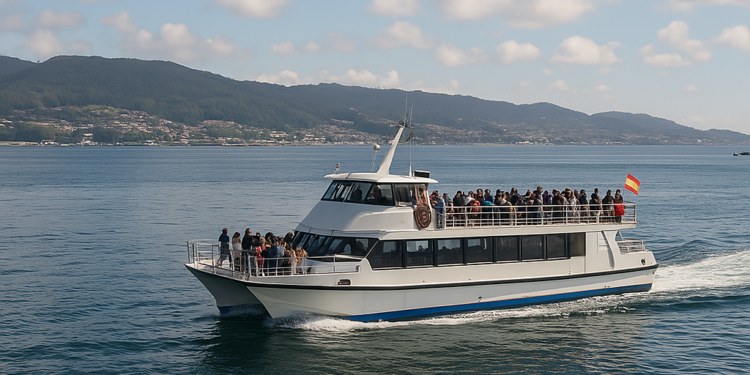 Reanudados los viajes por la ría de Vigo tras su suspensión por el mal tiempo