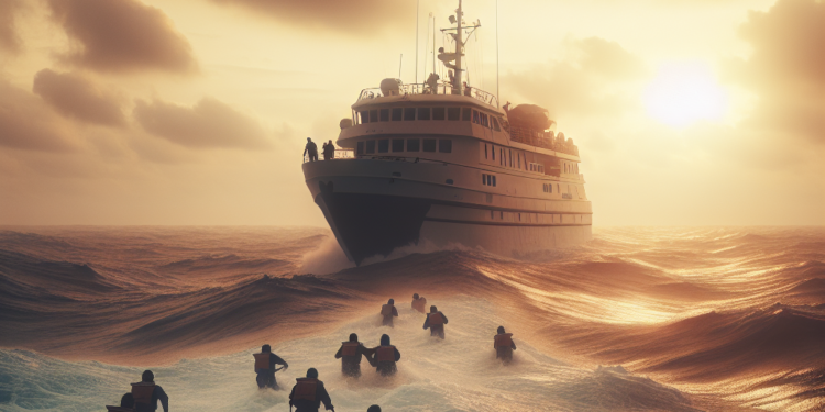 MARINA EVACÚA A MUJER DE 76 AÑOS DESDE CRUCERO TURÍSTICO FRENTE A COSTAS DE MICHOACÁN