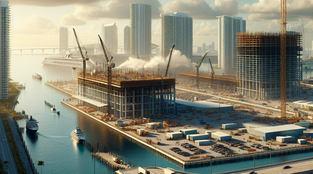 Royal Caribbean inicia la construcción de una nueva terminal de cruceros en Miami