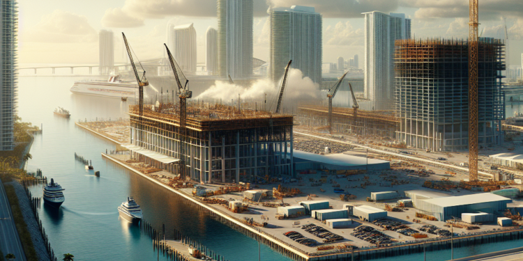 Royal Caribbean inicia la construcción de una nueva terminal de cruceros en Miami