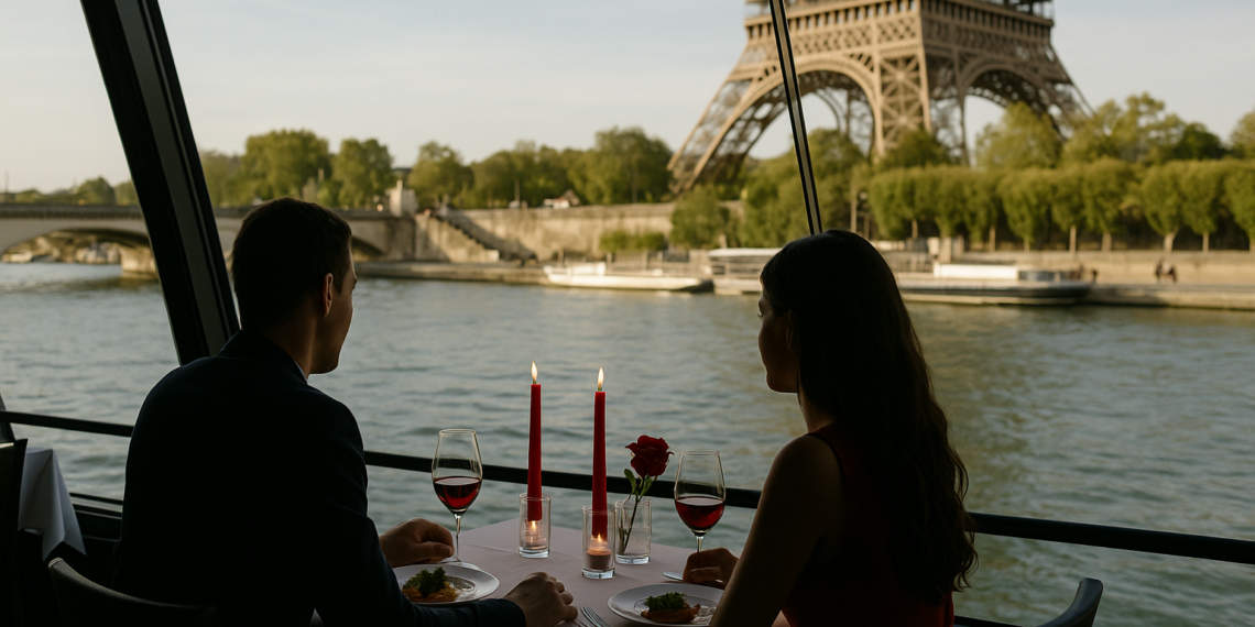 San Valentín 2026: una cena-crucero romántica en el agua a bordo de los Bateaux Parisiens