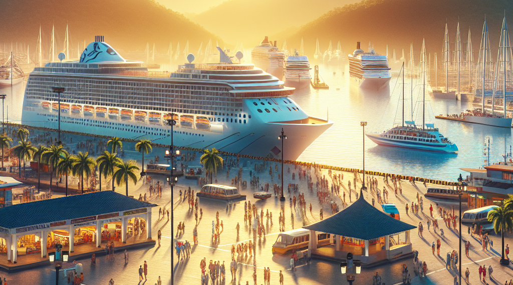 El crecimiento en la llegada de cruceros y la inversión en infraestructura portuaria consolidan a Santa Marta como un destino turístico estratégico en el Caribe colombiano. Foto puerto de Santa Marta