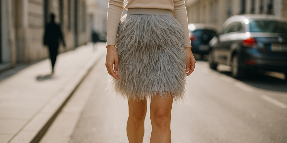 Cómo llevar las faldas de plumas en tendencia para 2026, según los expertos en moda