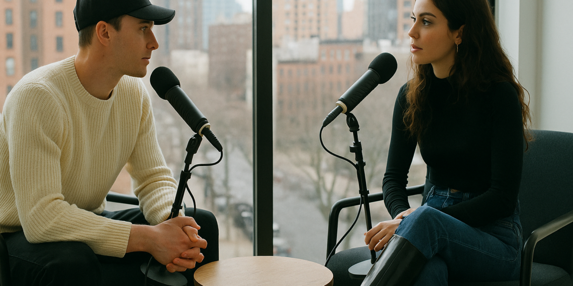 Tom Blyth and Emily Bader Talk Heeled Boots and Preferred Bedtimes in the Latest ‘Off the Cuff’
