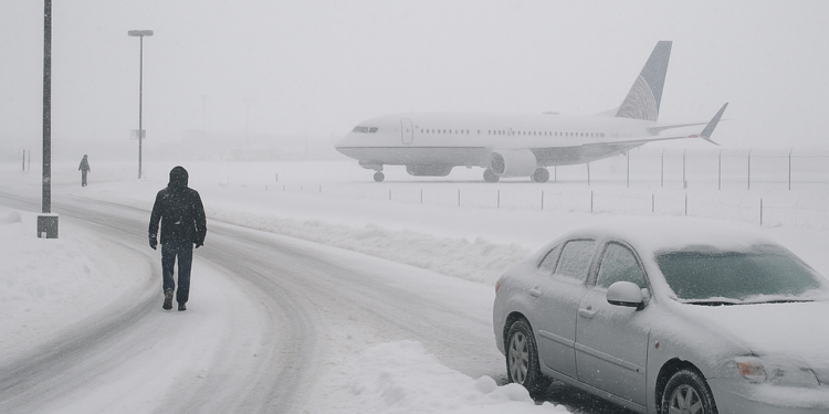 Tormenta invernal paraliza los viajes en EE.UU. y provoca cancelaciones masivas de vuelos