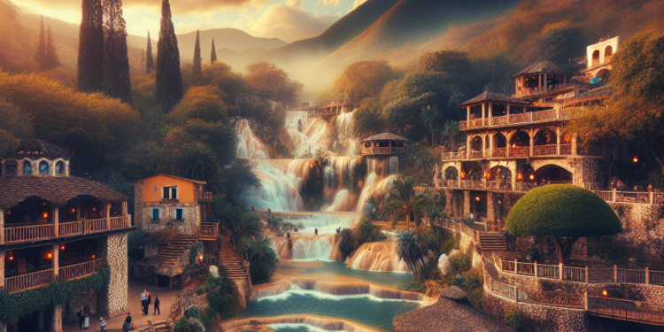 El pueblo cerca de CDMX que es hermoso y se puede visitar en febrero porque hay cascadas de agua calientita, según la IA