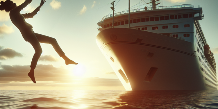 Mujer cae en crucero, las autoridades creen que murió