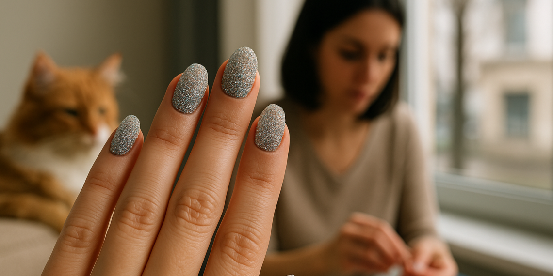 Uñas Caviar Nails o cómo llevar la manicure más brillante de 2026