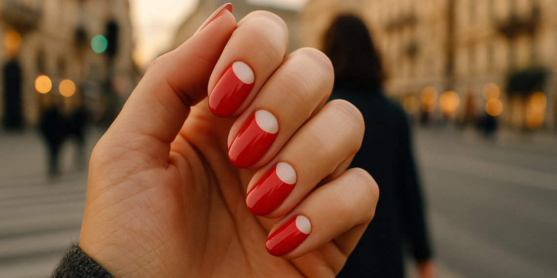 Uñas con media luna, la tendencia de los años 80 que regresa en 2026