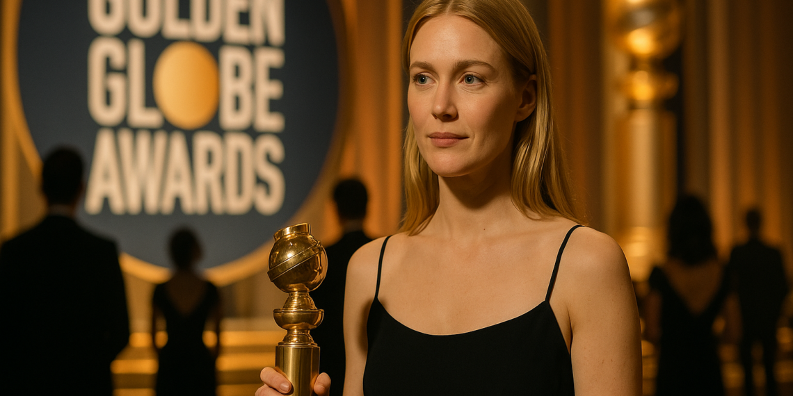 ‘Sentimental Value’ Star Inga Ibsdotter Lilleaas Steps Into Her Main-Character Moment at the 2026 Golden Globes