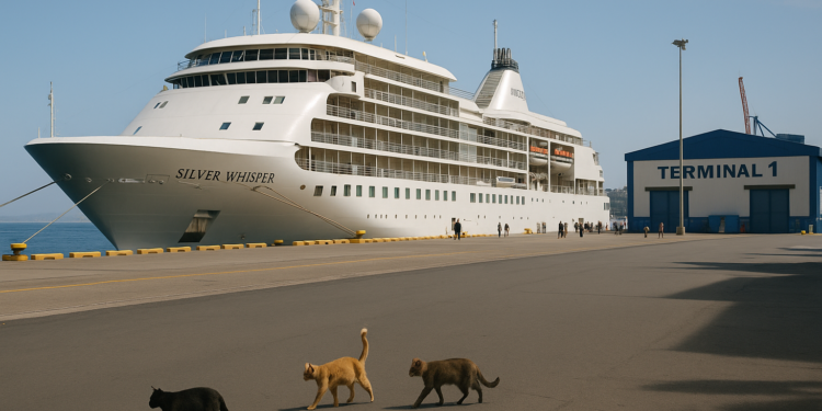 Valparaíso recibe escala del Silver Whisper en su Terminal 1