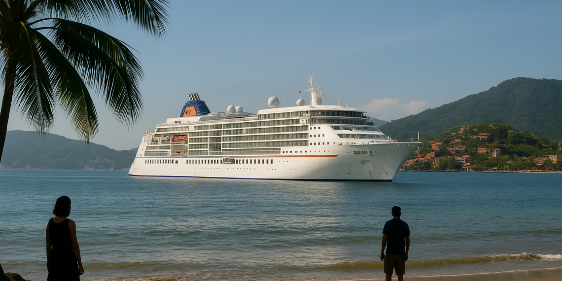Arriba crucero MS Europa 2 a Zihuatanejo, el primero del 2026