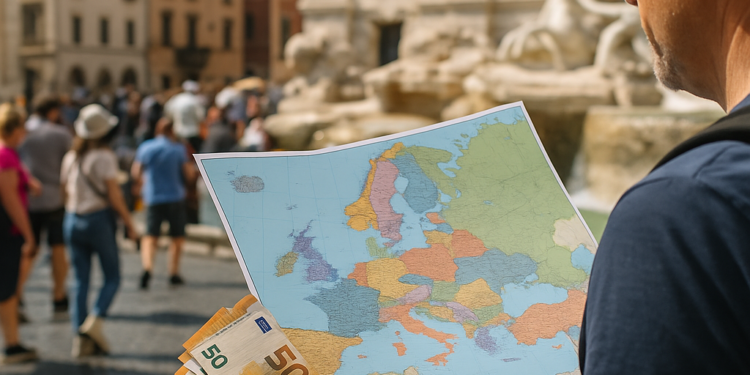 ¿Cuánto gastan los turistas europeos en la UE? Datos de Eurostat por países