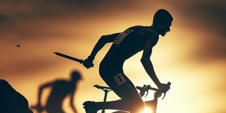 Abdessamad Oukhelfen, a la izquierda, en el podio junto a sus compañeros del Vicky Foods Athletics.