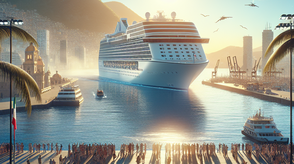 Acapulco recibió al primer crucero internacional del 2024