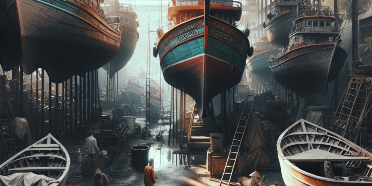 "Aquí traen a reparar los barcos y pueden estar un mes"