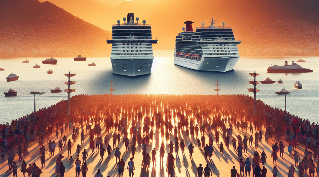 Llegan a Mazatlán dos cruceros con más de 6 mil turistas