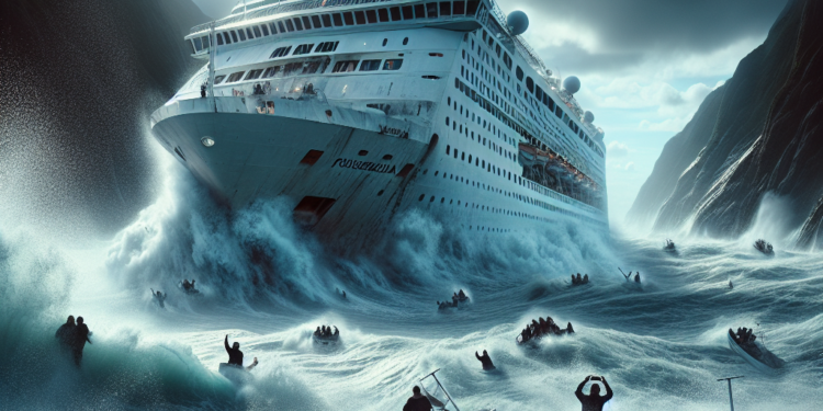 Video: pánico a bordo de un crucero por un violento oleaje cuando navegaba de Río de Janeiro a Buenos Aires