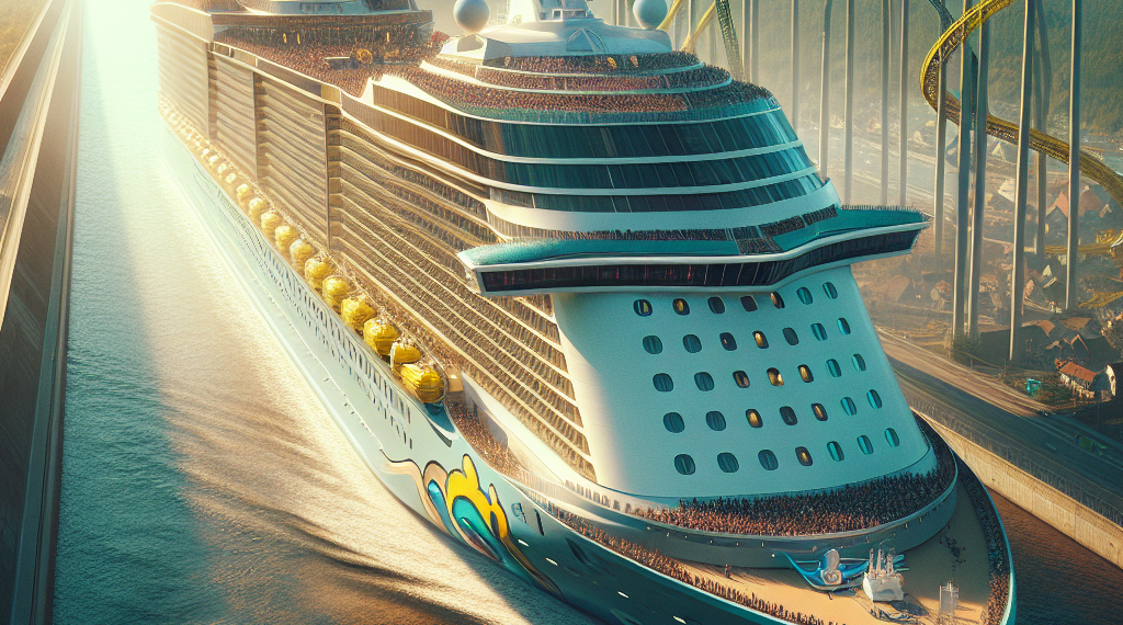 Casi 7 mil pasajeros y la montaña rusa más grande en altamar: así es el Disney Adventure, el crucero que ha hecho historia al cruzar el Canal de Panamá