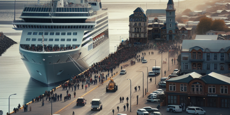 Chubut recibe nueva visita de crucero en Muelle Comandante Luis Piedra Buena