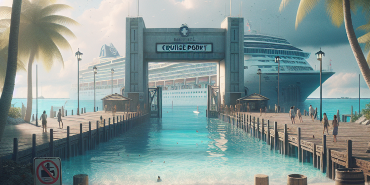 Bloquean, otra vez, acceso principal al muelle de cruceros de Mahahual