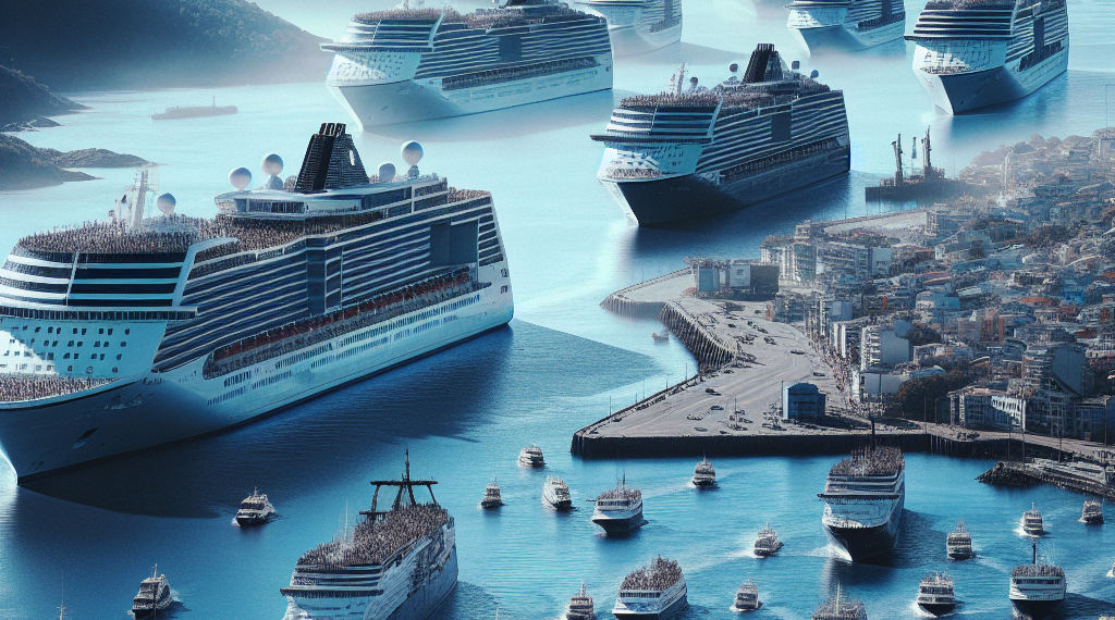 Cinco cruceros con más de 6.100 pasajeros y tripulantes llegaron este miércoles a Ushuaia