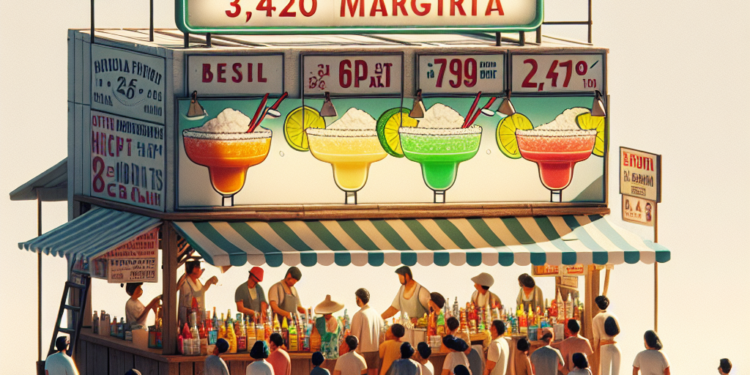 vendió 3.410 margaritas en solo ocho horas