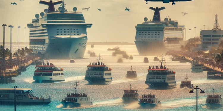 Cozumel se declara lleno por aeropuerto, cruceros y el ferry