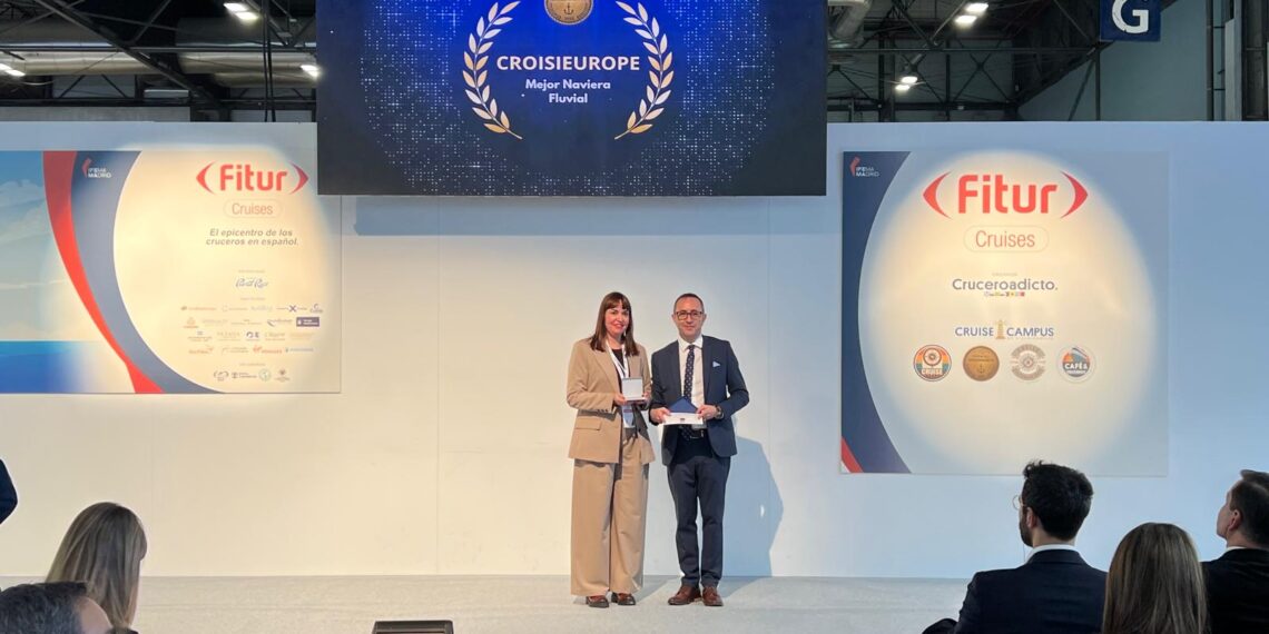 CroisiEurope recibe el reconocimiento a Mejor compañía de cruceros fluviales en los Premios Cruceroadicto 2025