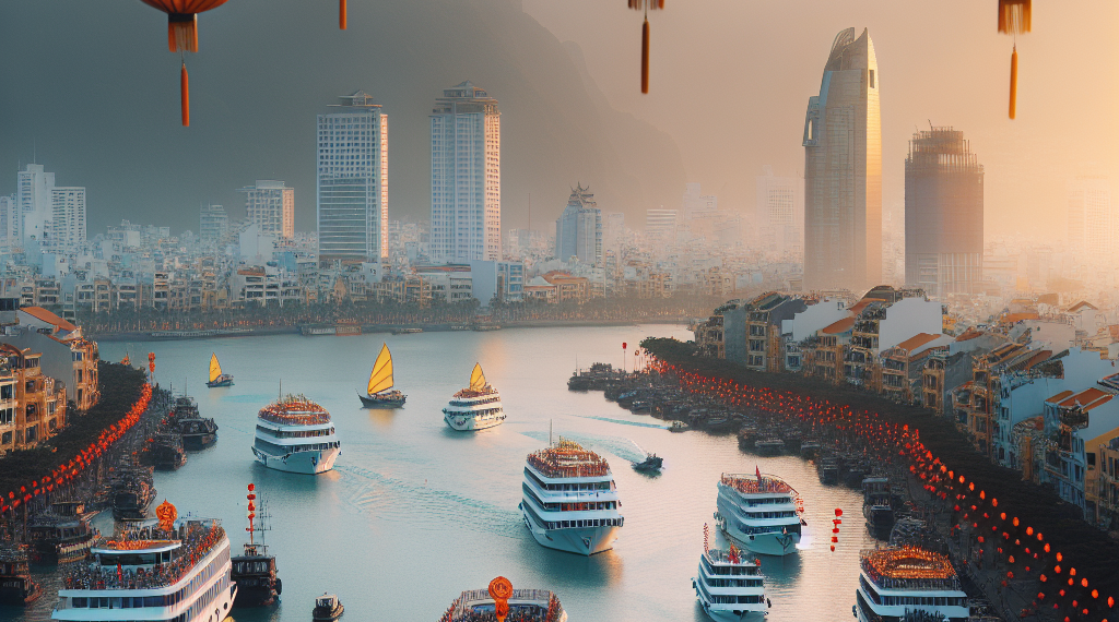 Da Nang recibe a más de 1.000 turistas de cruceros en la mañana del tercer día del Año Nuevo Lunar