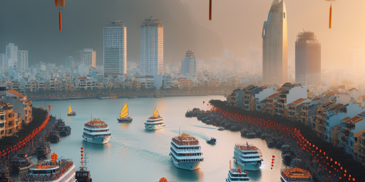 Da Nang recibe a más de 1.000 turistas de cruceros en la mañana del tercer día del Año Nuevo Lunar