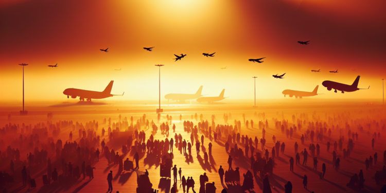 Viajes en caos en Oriente Medio por cancelaciones de vuelos tras ataques contra Irán