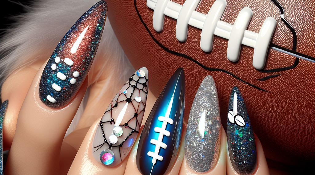 Diseños de uñas inspiradas en Bad Bunny que brillarán en el Super Bowl