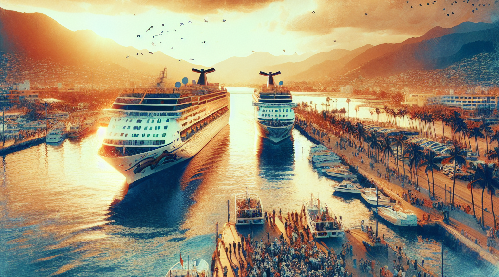 Doble arribo de cruceros en Vallarta deja más de 900 mil dólares