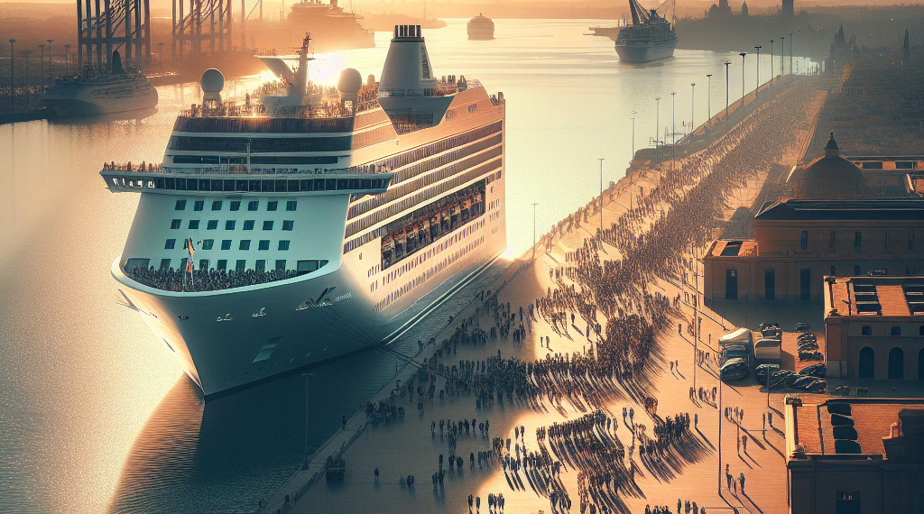El AZAMARA JOURNEY inicia la temporada de cruceros en el puerto de Sevilla