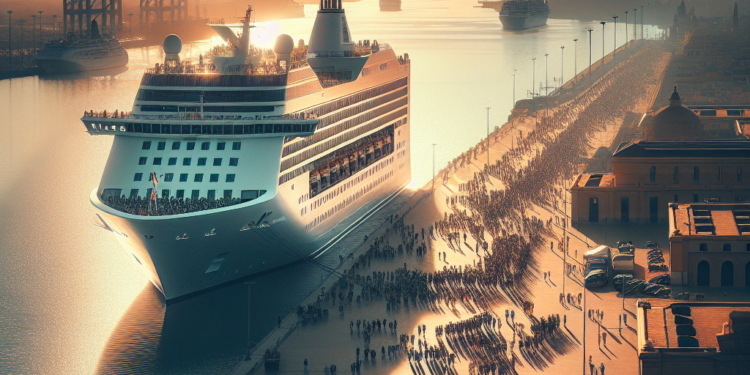 El AZAMARA JOURNEY inicia la temporada de cruceros en el puerto de Sevilla