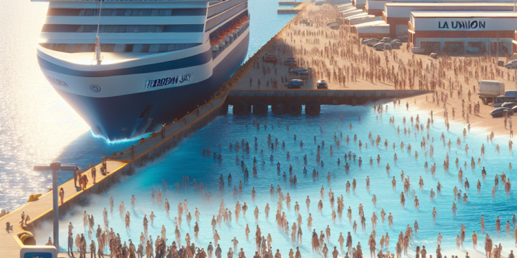 Crucero Hebridean Sky arriba a La Unión con más de 100 turistas internacionales