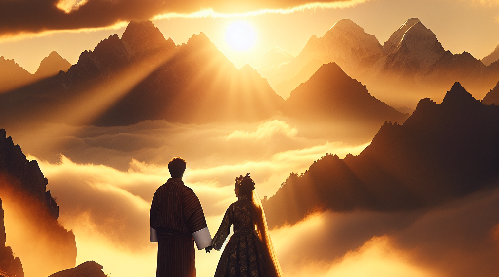 The Sun Broke Through the Clouds for This Couple’s Forest Wedding in the Bhutanese Himalayas