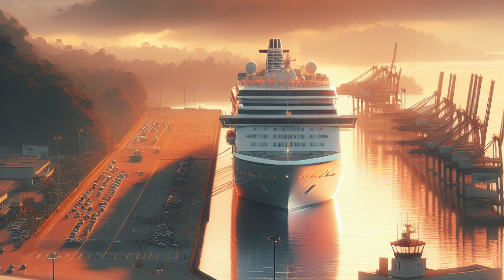 Terminal Pacífico Sur atiende visita del crucero Oceania Vista