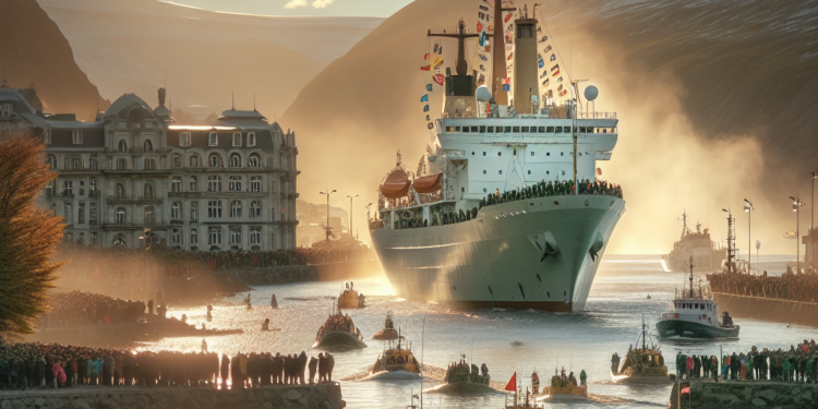 Barco benéfico Peace Boat visita Chubut por primera vez