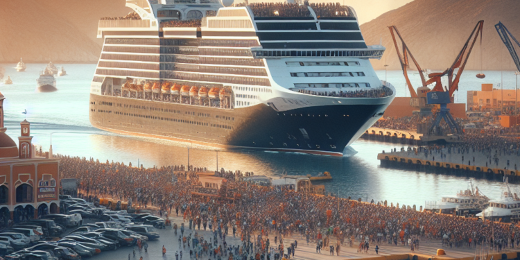 Arriba crucero Zuiderdam con mil 900 turistas al puerto de Guaymas