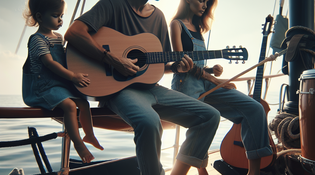 el cantante que muestra cómo es vivir y trabajar en un crucero con su esposa y su hija de 2 años